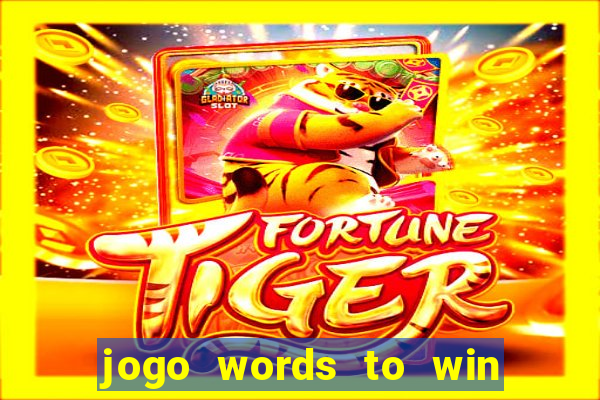 jogo words to win paga mesmo